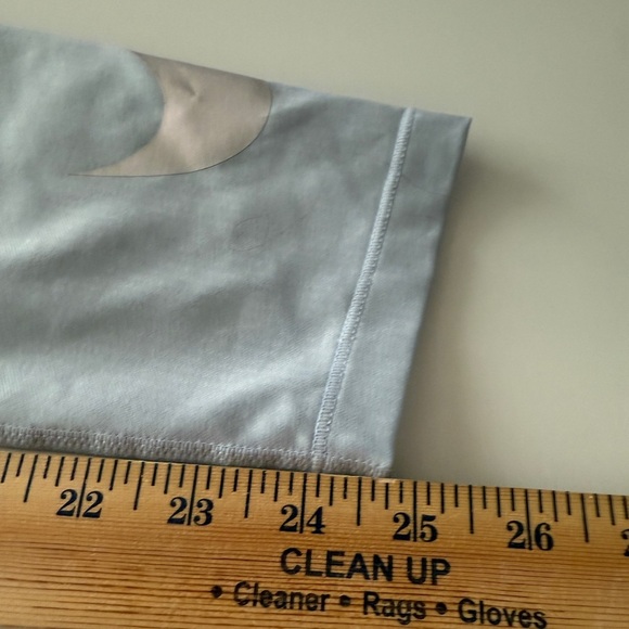 Nike Pro Light Blue Shimmer Leggings - Picture 6 of 8